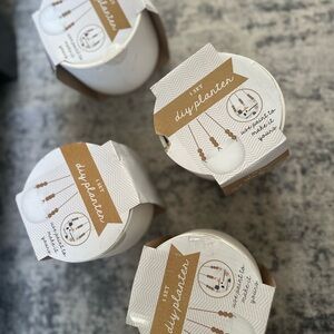 DIY Planter Set with Brown and White Design 5 in total